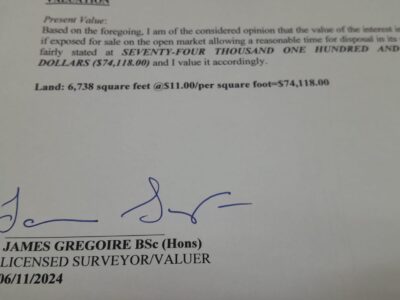 Land for sale- 6738 sq feet