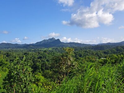 Ocean and Mountain View