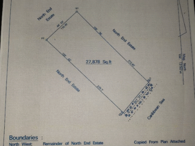 North End Marigot - Size- 27,878 sq ft - Price $195,146